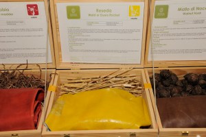 Natural dyes at Okinawa.