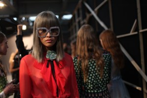 Backstage at Gucci RTW Spring 20