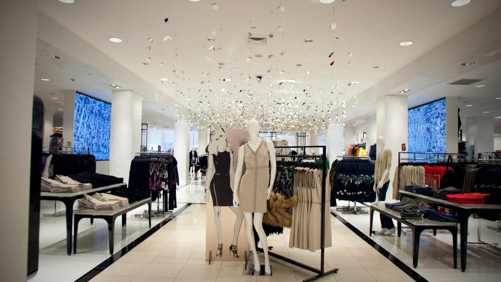 Inside the Macy's I.N.C. shop at Herald Square.