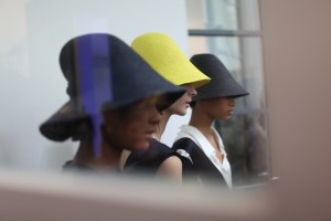 Backstage at Jil Sander RTW Spring 2016