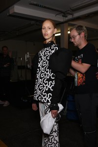 Backstage at JW Anderson Spring 2016