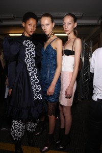 Backstage at JW Anderson Spring 2016