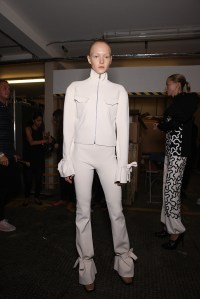 Backstage at JW Anderson Spring 2016