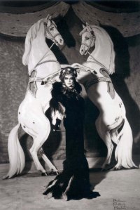 Marchesa Luisa Casati portrait by Man Ray, 1924.