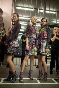 Backstage at Mary Kantrantzou Spring 2016