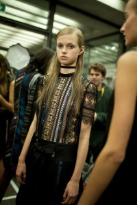 Backstage at Mary Kantrantzou Spring 2016