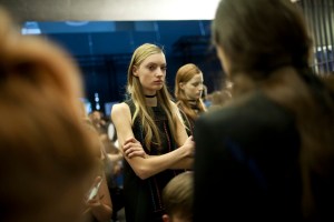 Backstage at Mary Kantrantzou Spring 2016