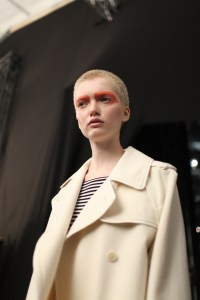 Backstage at Max Mara Spring 2016
