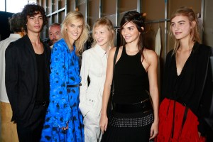 Backstage at Michael Kors RTW Spring 2016