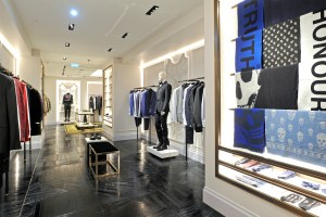 Inside the Mcqueen Paris flagship.