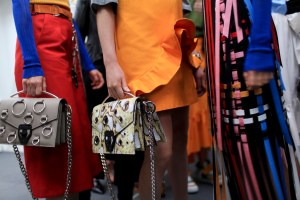 Backstage at MSGM Spring 2016