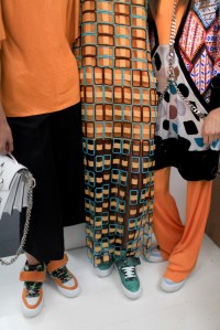 Backstage at MSGM Spring 2016