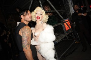 Roger Padilha and Amanda Lepore