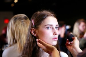 Backstage at Narciso Rodriguez RTW Spring 2016