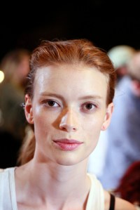 Backstage at Narciso Rodriguez RTW Spring 2016