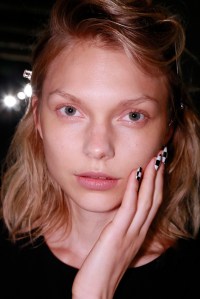 Backstage at Opening Ceremony RTW Spring 2016.