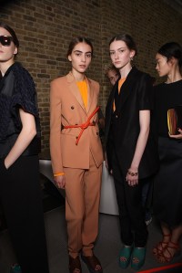 Backstage at Paul Smith Spring 2016