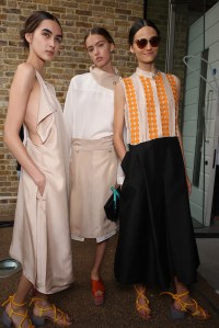Backstage at Paul Smith Spring 2016