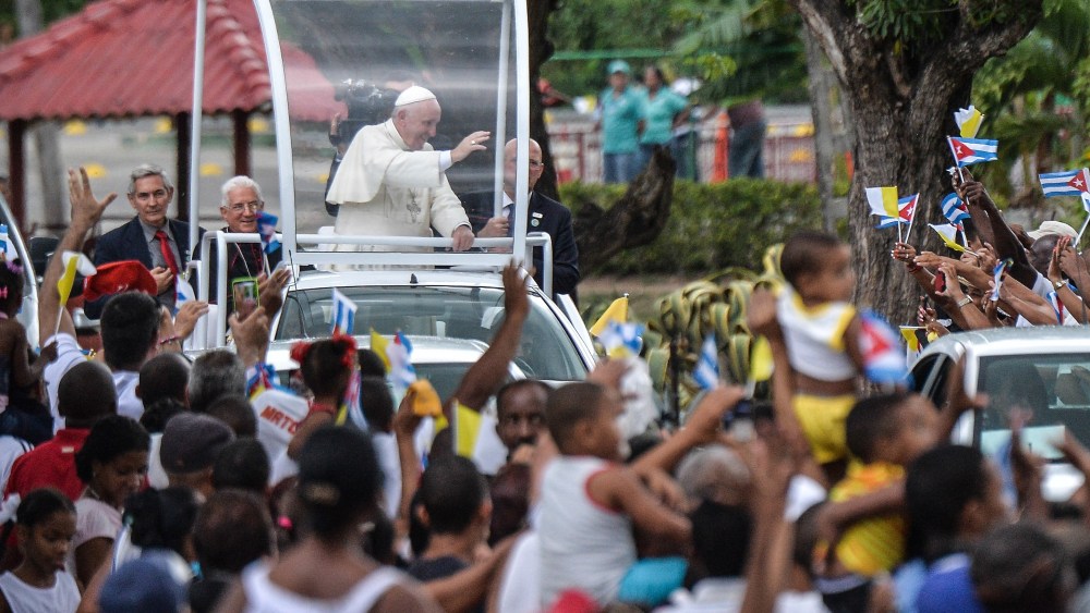 Pope Francis in Cuba.
