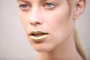 Backstage at Prada RTW Spring 2016