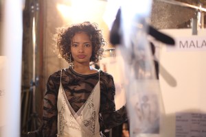 Backstage at Emilio Pucci RTW Spring 2016