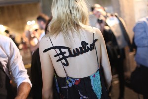 Backstage at Emilio Pucci RTW Spring 2016