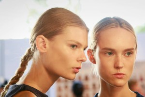 Backstage at Proenza Schouler RTW Spring 2016