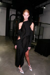 Backstage at Proenza Schouler RTW Spring 2016