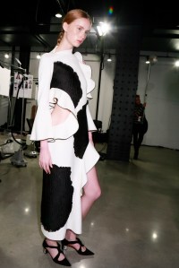 Backstage at Proenza Schouler RTW Spring 2016