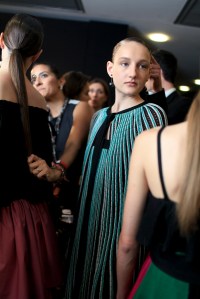 Backstage at Salvatore Ferragamo Spring 2016