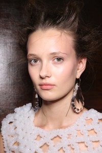 Backstage at Simone Rocha Spring 2016