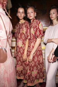 Backstage at Simone Rocha RTW Spring 2016