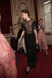 Backstage at Simone Rocha RTW Spring 2016