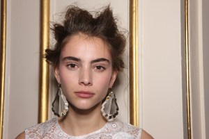 Backstage at Simone Rocha RTW Spring 2016