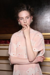 Backstage at Simone Rocha RTW Spring 2016