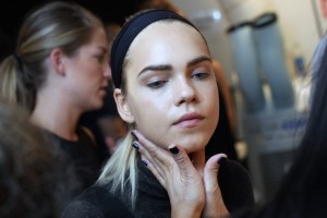 Backstage at Suno RTW Spring 2016