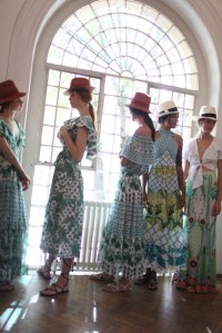 Backstage at Temperley London Spring 2016