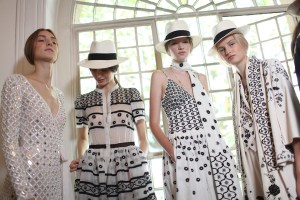 Backstage at Temperley London Spring 2016