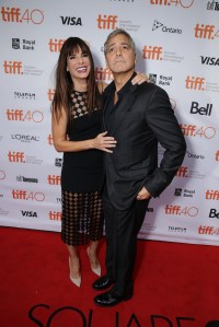 Sandra Bullock and George Clooney