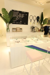 The Tory Sport pop-up shop at 257 Elizabeth Street in New York.