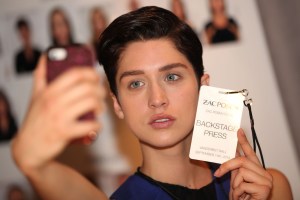 Backstage at Zac Posen RTW Spring 2016