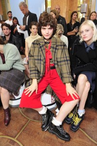 Karen Marie Ørsted Front row Acne Spring 2016