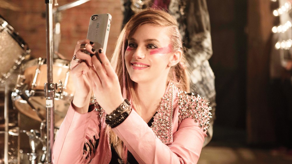 Aubrey Peeples in a scene from “Jem and the Holograms.”
