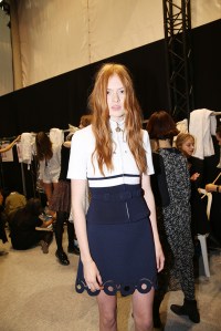 Backstage at Carven RTW Spring 2016