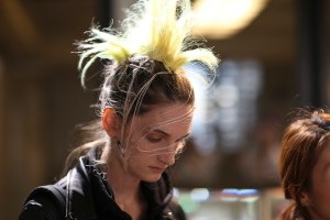 Backstage at Haider Ackermann Spring 2016