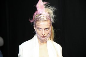 Backstage at Haider Ackermann Spring 2016