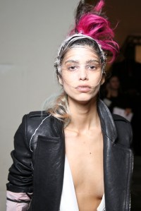 Backstage at Haider Ackermann Spring 2016