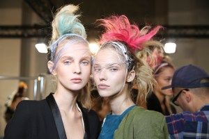 Backstage at Haider Ackermann Spring 2016