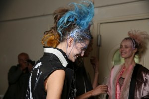 Backstage at Haider Ackermann Spring 2016