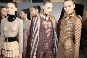 Backstage at Balmain Spring 2016
